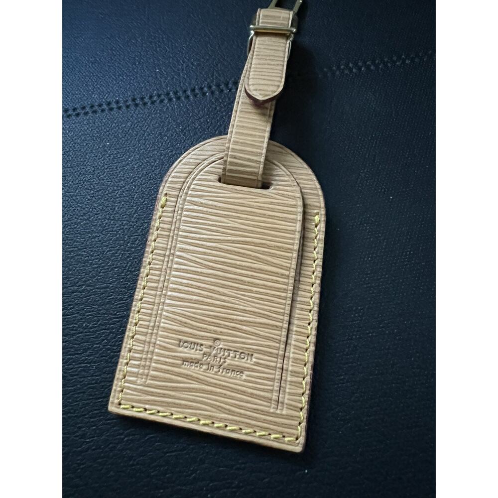 Louis Vuitton Epi Leather Name Tag Golden Beige - France